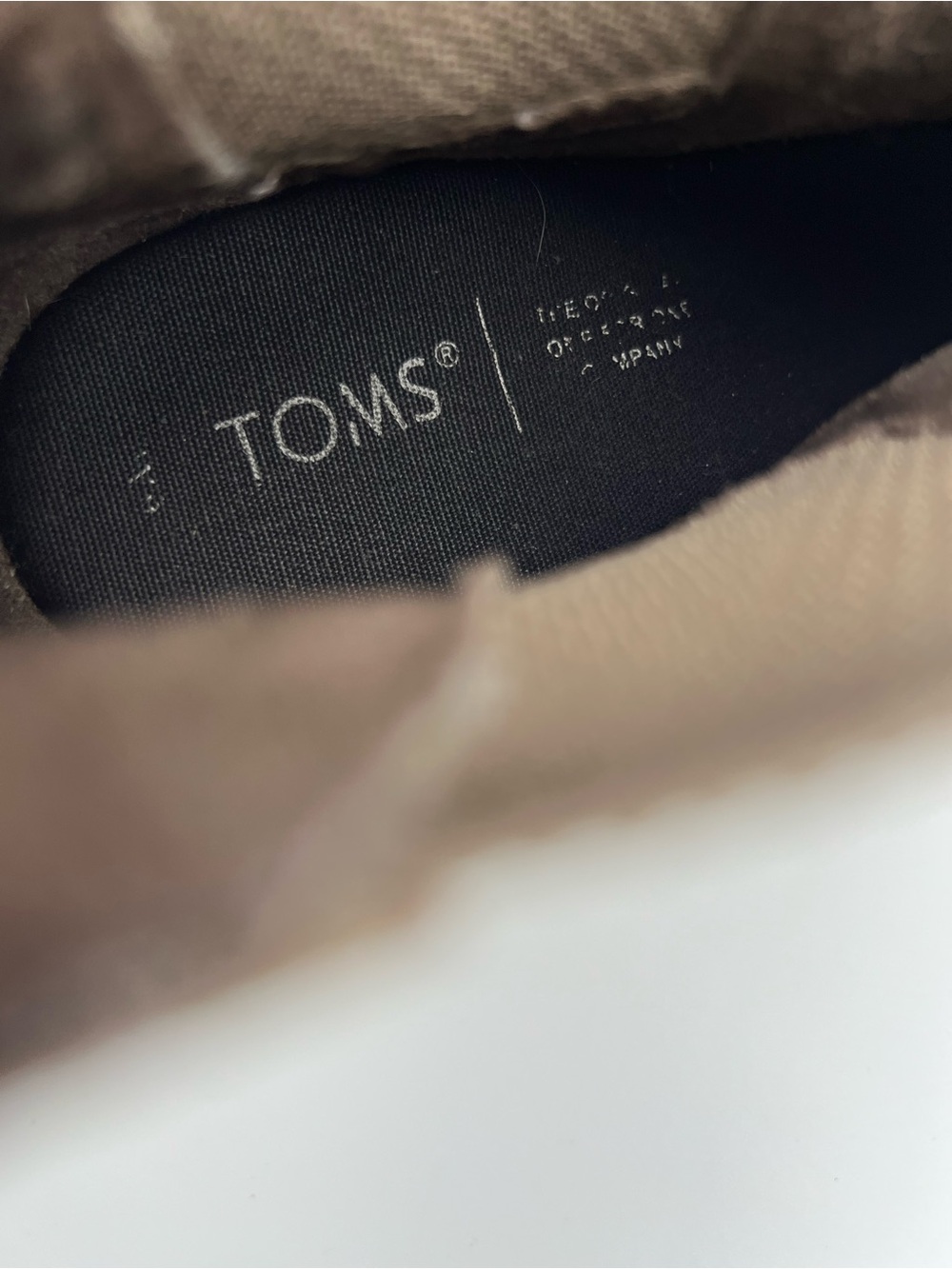 TOMS suede leather Wedge heels Chelsea Boots in tan beige women’s size 9 - Picture 7 of 9
